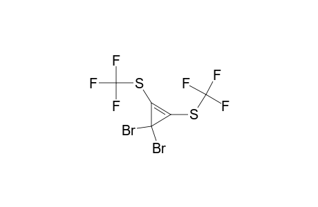 3,3-dibromo-1,2-bis-(trifluoromethylthio)-1-cyclopropene