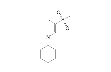 cyclohexyl-[(E)-2-mesylprop-1-enyl]amine