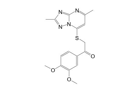 1-(3,4-dimethoxyphenyl)-2-[(2,5-dimethyl[1,2,4]triazolo[1,5-a]pyrimidin-7-yl)sulfanyl]ethanone