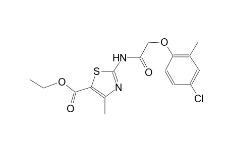 5-thiazolecarboxylic acid, 2-[[(4-chloro-2-methylphenoxy)acetyl]amino]-4-methyl-, ethyl ester