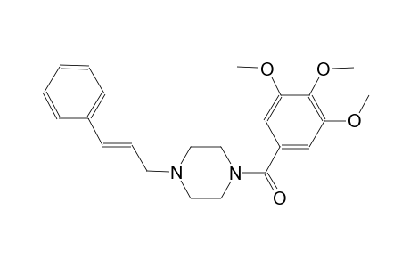 1-[(2E)-3-phenyl-2-propenyl]-4-(3,4,5-trimethoxybenzoyl)piperazine