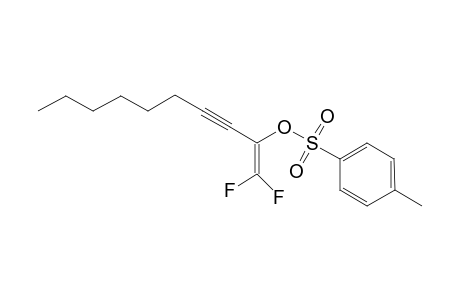 1,1-Difluorodec-1-en-3-yn-2-yl p-toluenesulfonate