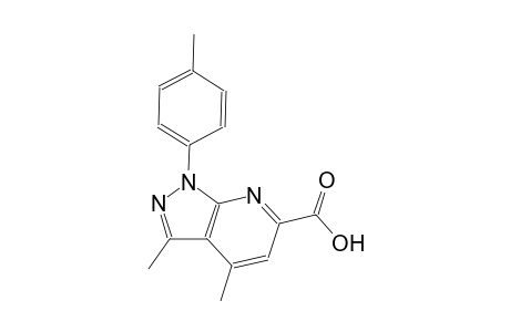 1H-pyrazolo[3,4-b]pyridine-6-carboxylic acid, 3,4-dimethyl-1-(4-methylphenyl)-