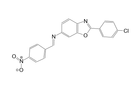 6-benzoxazolamine, 2-(4-chlorophenyl)-N-[(E)-(4-nitrophenyl)methylidene]-