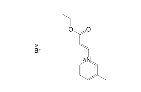 1-[(E)-2-Ethoxycarbonyl-1-ethenyl]-3-methylpyridinium bromide