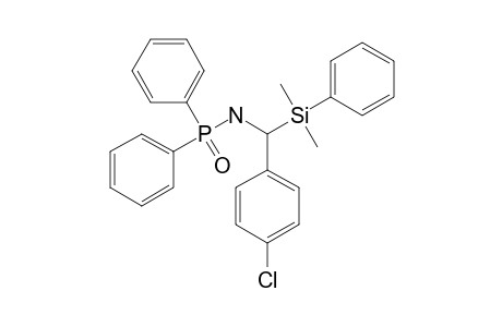 P,P-DIPHENYL-N-(1-DIMETHYLPHENYLSILYL-4-CHLOROPHENYLMETHYLENE)-PHOSPHINIC-AMIDE