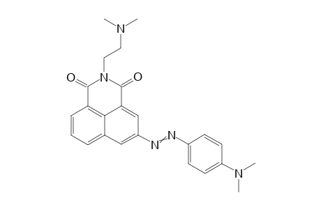 N-(N',N'-dimethylaminoethyl)-3-(4-(N,N-dimethylamino)phenylazo)-naphthalimide