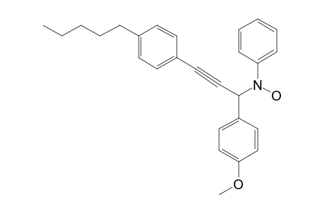 N-[3-(4-PENTYLPHENYL)-1-(4-METHOXY-PHENYL)-PROP-2-YNYL]-N-PHENYL-HYDROXYLAMINE