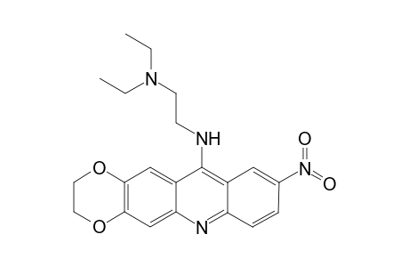 9-Nitro-11-[2-(diethyl)ethylendiamine]-2,3-dihydro-1,4-dioxino[2,3-b] acridine