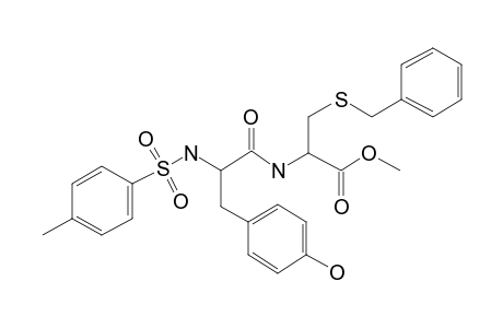 N-p-Toluenesulfonyl-tyrosyl-S-benzylcysteine methyl ester