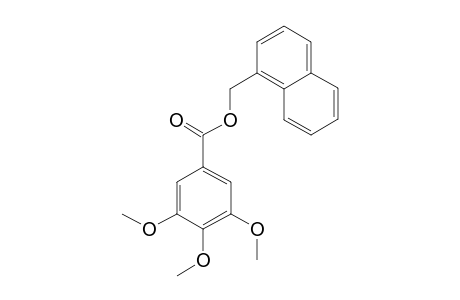1-naphthylmethyl 3,4,5-trimethoxybenzoate