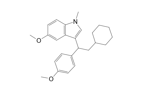 3-(2-cyclohexyl-1-(4-methoxyphenyl)ethyl)-5-methoxy-1-methyl-1H-indole