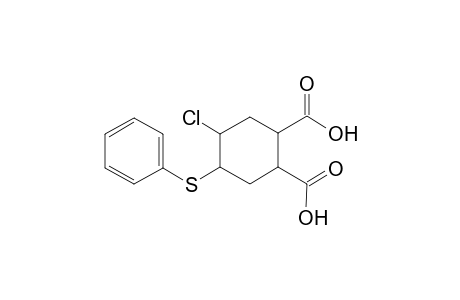 1,2-Cyclohexanedicarboxylic acid, 4-chloro-5-(phenylthio)-