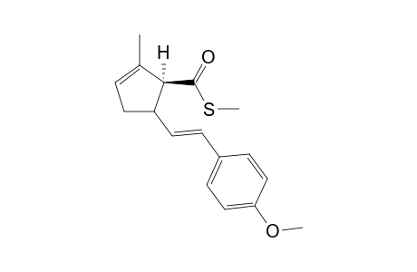 1(S)-S-Methyl 5-(4-Methoxystryl)-2-methylcyclopent-2-enecarbothioate