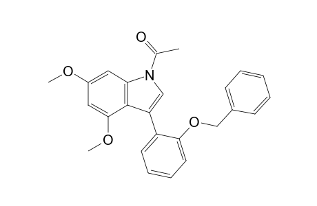 1-Acetyl-3-(2-benzyloxyphenyl)-4,6-dimethoxyindole