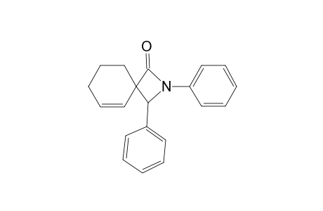 trans-2,3-Diphenyl-2-azaspiro[3.5]non-5-en-1-one