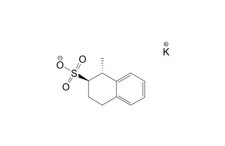 (1R)-1-METHYL-1,2,3,4-TETRAHYDRONAPHTHALENE-2R-KALIUMSULFONATE