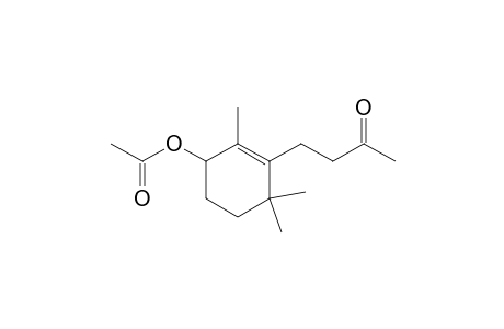 2-Butanone, 4-[3-(acetyloxy)-2,6,6-trimethyl-1-cyclohexen-1-yl]-, (.+-.)-