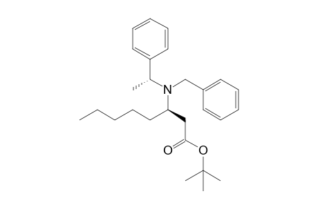 (3R)-3-[benzyl-[(1R)-1-phenylethyl]amino]caprylic acid tert-butyl ester