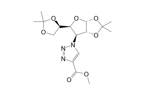 1-[(3aR,5S,6S,6aR)-5-[(4R)-2,2-dimethyl-1,3-dioxolan-4-yl]-2,2-dimethyl-3a,5,6,6a-tetrahydrofuro[2,3-d][1,3]dioxol-6-yl]-4-triazolecarboxylic acid methyl ester