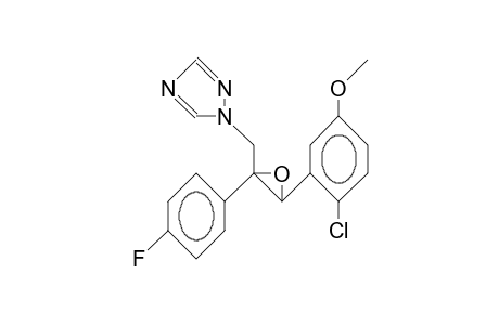1H-1,2,4-Triazole, 1-[[3-(2-chloro-5-methoxyphenyl)-2-(4-fluorophenyl)oxiranyl]methyl]-, cis-