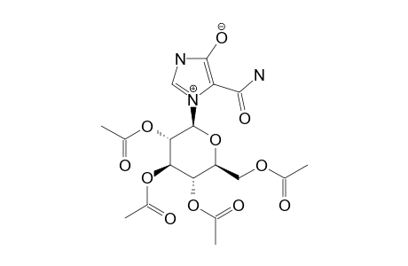 5-CARBAMOYL-1-(2,3,4,6-TETRA-O-ACETYL-BETA-D-GLUCOPYRANOSYL)-IMIDAZOLIUM-4-OLATE
