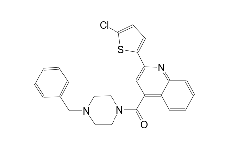 4-[(4-benzyl-1-piperazinyl)carbonyl]-2-(5-chloro-2-thienyl)quinoline
