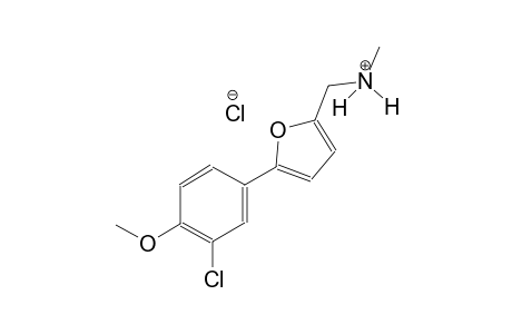 [5-(3-chloro-4-methoxyphenyl)-2-furyl]-N-methylmethanaminium chloride