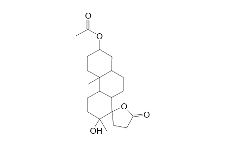(4a,7-dimethyl-7-oxidanyl-5'-oxidanylidene-spiro[2,3,4,4b,5,6,8a,9,10,10a-decahydro-1H-phenanthrene-8,2'-oxolane]-2-yl) ethanoate