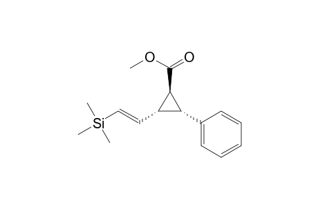 trans-2-Phenyl-trans-3-[2-(trimethylsilyl)vinyl]-1-(methoxycarbonyl)cyclopropane