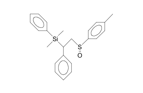 (+)-(Rcrs)-2-(dimethyl-phenyl-silyl)-2-phenyl-ethyl 4-tolyl sulfoxide
