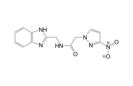 1H-pyrazole-1-acetamide, N-(1H-benzimidazol-2-ylmethyl)-3-nitro-