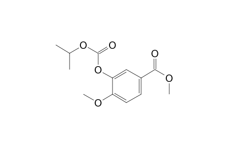 Isovanillic acid, o-(isopropyloxycarbonyl)-, methyl ester