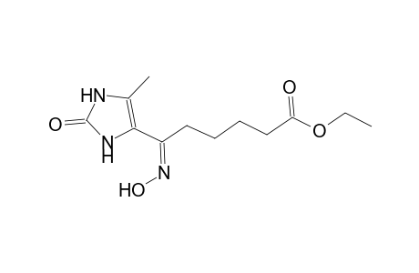 ethyl (6Z)-6-(hydroxyimino)-6-(5-methyl-2-oxo-2,3-dihydro-1H-imidazol-4-yl)hexanoate