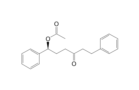 (6S)-6-Acetoxy-1,6-diphenylhexan-3-one