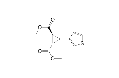 1,2-Cyclopropanedicarboxylic acid, 3-(3-thienyl)-, dimethyl ester, (1.alpha.,2.beta.,3.alpha.)-