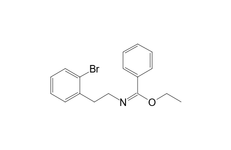 Ethyl N-2-(2-Bromophenyl)ethylbenzimidate