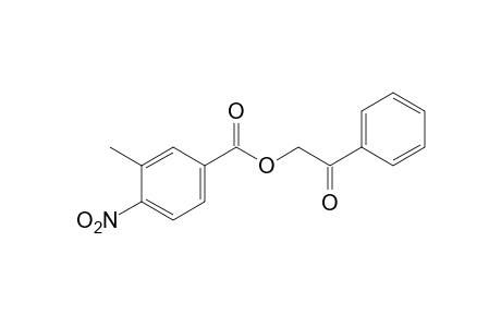 4-nitro-m-toluic acid, ester with 2-hydoxyacetophenone