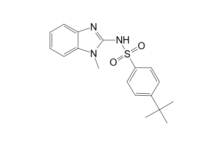 Benzenesulfonamide, 4-(1,1-dimethylethyl)-N-(1-methyl-1H-1,3-benzimidazol-2-yl)-