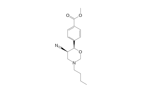 (CIS)-3-BUTYL-5-CYANO-6-(4-METHOXYCARBONYLPHENYL)-TETRAHYDRO-2H-1,3-OXAZINE