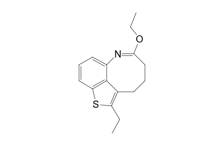 6-Ethoxy-2-ethyl-3,4,5-trihydroazocine[2,4-cd]thionaphthene