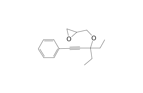 2-(1,1-Diethyl-3-phenyl-prop-2-ynyloxymethyl)oxirane