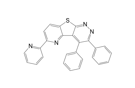 3,4-Diphenyl-6-(2-pyridyl)pyrido[2',3':4,5]thieno[2,3-c]pyridazine