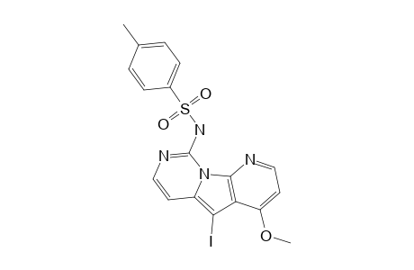 5-Iodo-4-methoxy-9-tosylaminopyrido[3',2':4,5]pyrrolo[1,2-c]pyrimidine