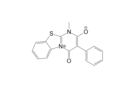 1-Methyl-4-oxo-3-phenyl-4H-benzothiazolo[3,2-a]pyrimidin-1-ium-2-olate