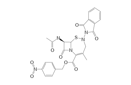 (8R)-8-acetamido-5-(1,3-diketoisoindolin-2-yl)-9-keto-3-methyl-6-thia-1,5-diazabicyclo[5.2.0]non-2-ene-2-carboxylic acid (4-nitrobenzyl) ester