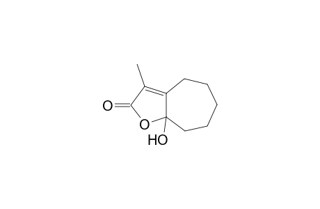 3-Methyl-8a-oxidanyl-5,6,7,8-tetrahydro-4H-cyclohepta[b]furan-2-one