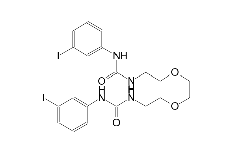 N-{2-[2-(2-{[(3-iodoanilino)carbonyl]amino}ethoxy)ethoxy]ethyl}-N'-(3-iodophenyl)urea