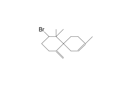 (4R,6S)-4-Bromo-1-methylidene-5,5,9-trimethyl-spiro(5.5)undec-8-ene