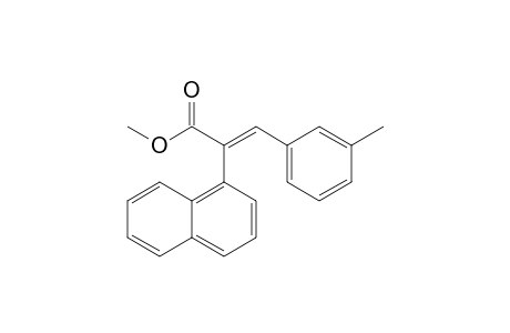Methyl 2-(1'-naphthyl)-3-(3"-methylphenyl)propenoate
